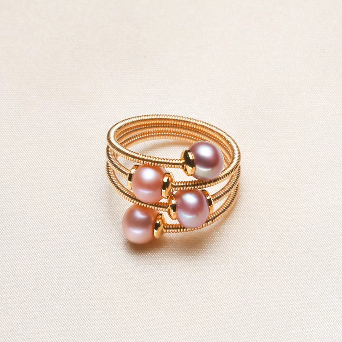 three layers pearl ring USD19 (R52)