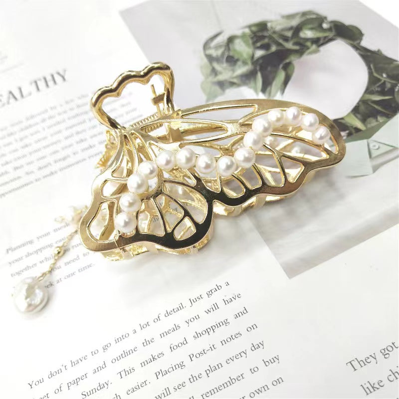 Haarnadel aus Süßwasserperlen (H4)