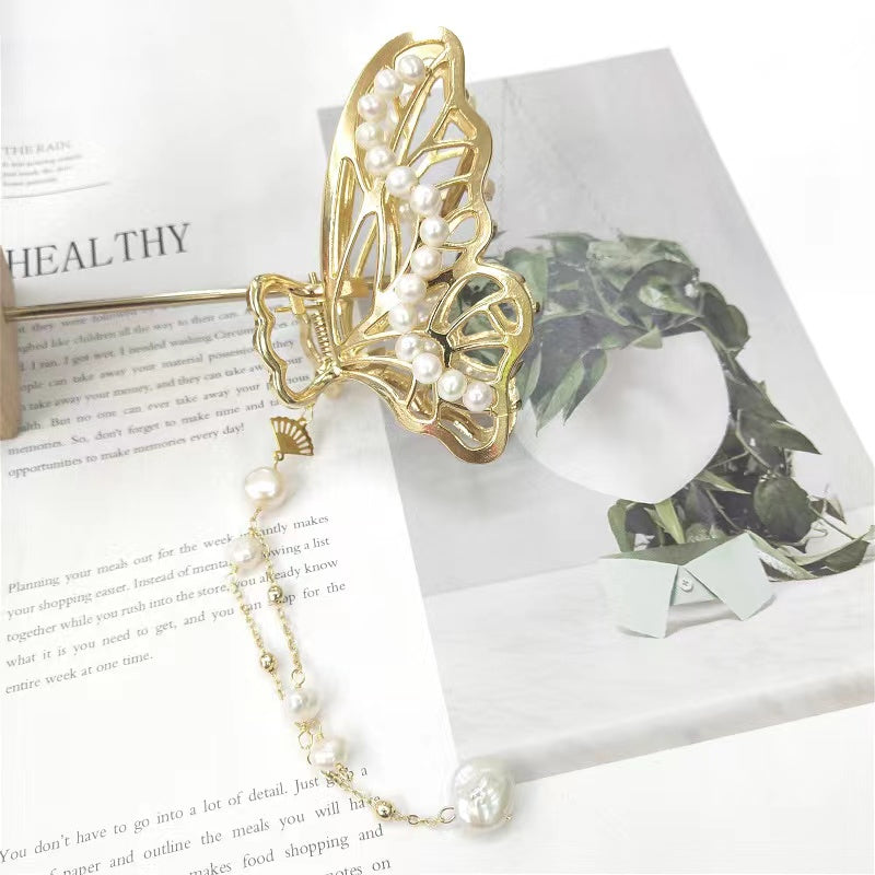 Haarnadel aus Süßwasserperlen (H4)