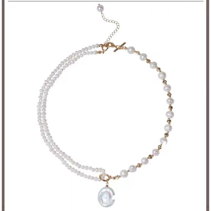 (N083)pearl necklace /bracelet