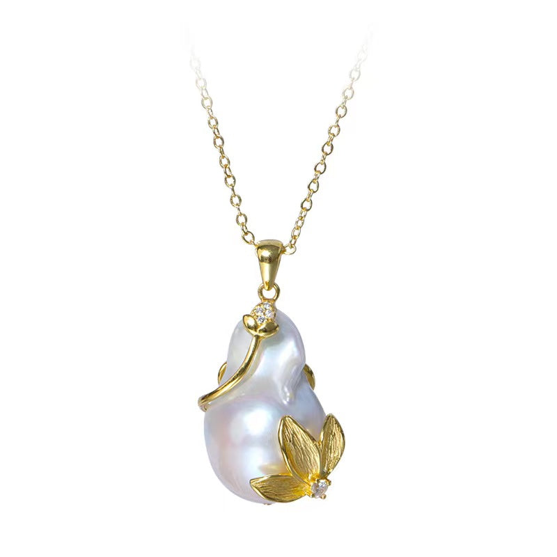 (P030) Legendary Baroque Pearl Pendant USD55