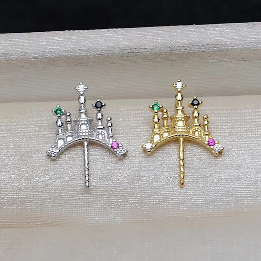 S925 sterling silver Disney pendant setting (P19)