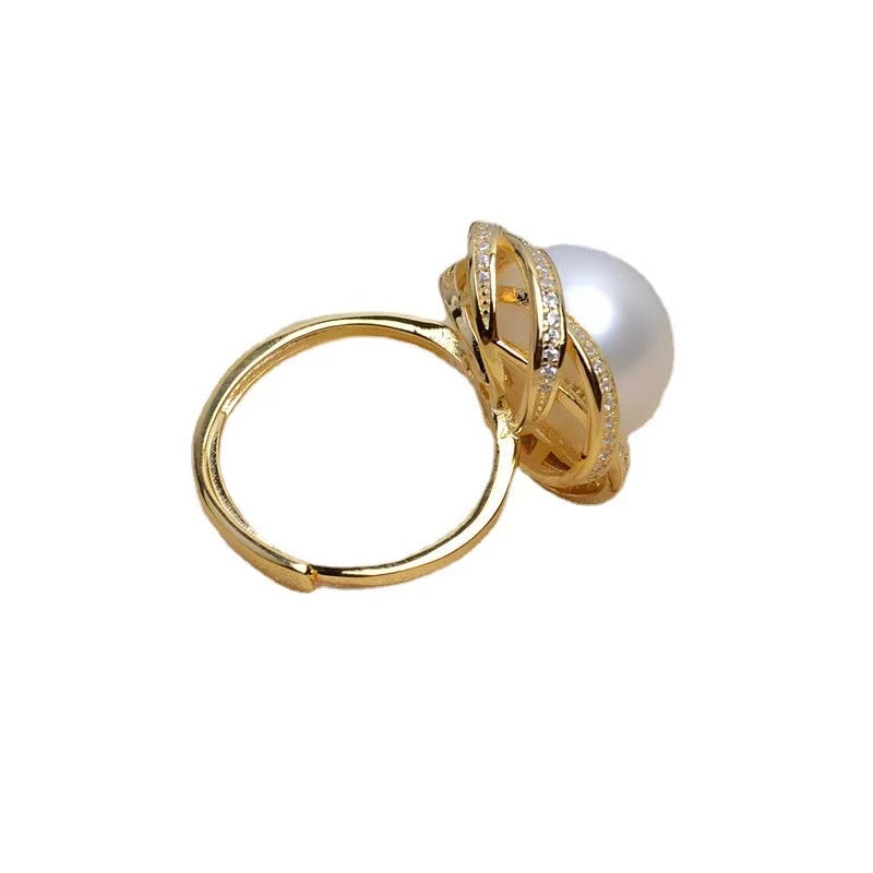 (RS025)S925 sterling silver ring setting