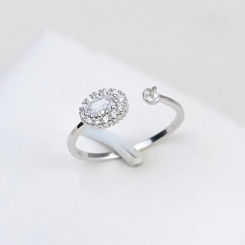 (RS019)S925 sterling silver ring setting