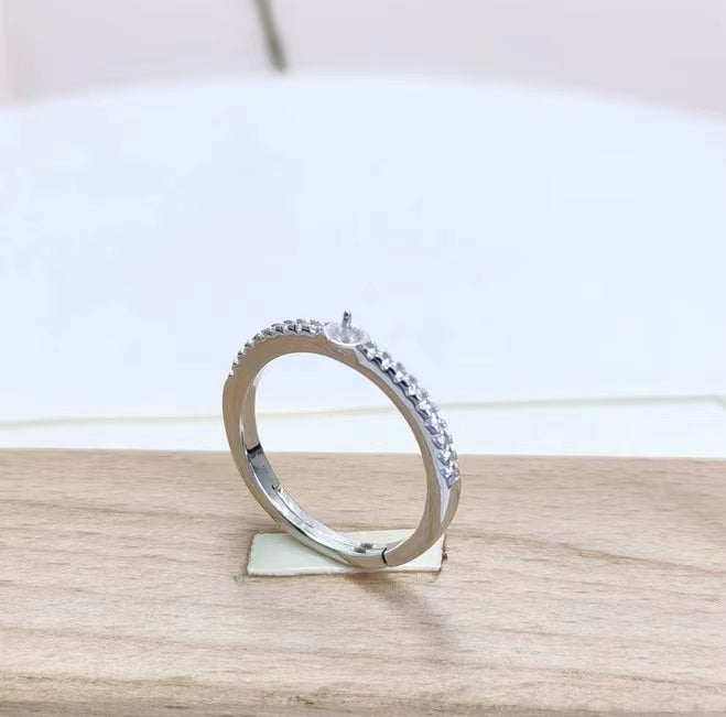 (RS050)  S925 sterling silver ring setting