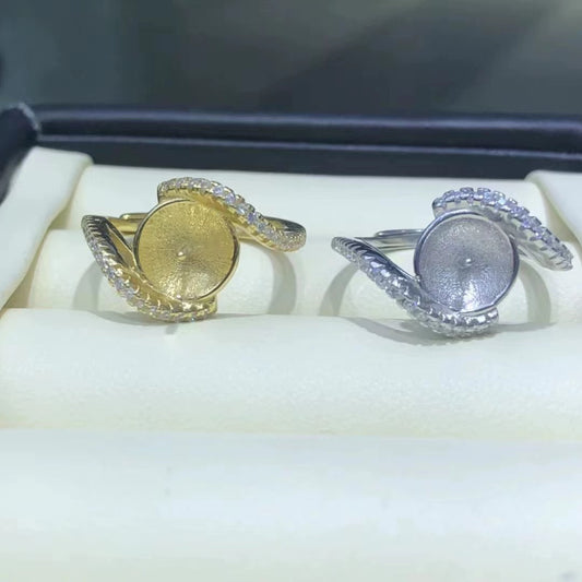 (RS044)S925 sterling silver ring setting