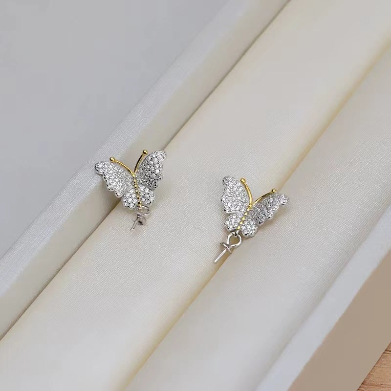 (S004)  S925 sterling silver set setting