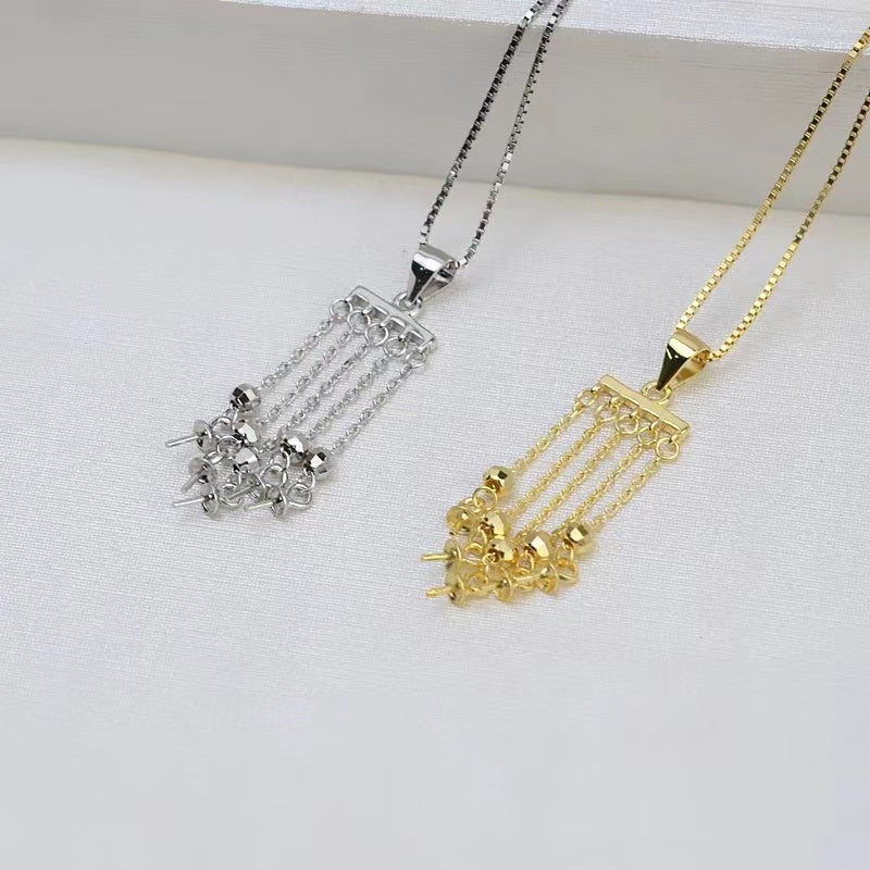 (S018)  S925 sterling silver set setting