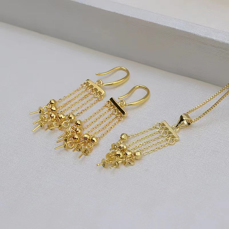 (S018)  S925 sterling silver set setting