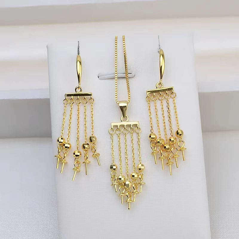 (S018)  S925 sterling silver set setting