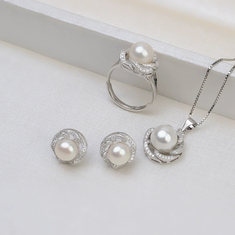 (S008)  S925 sterling silver set setting