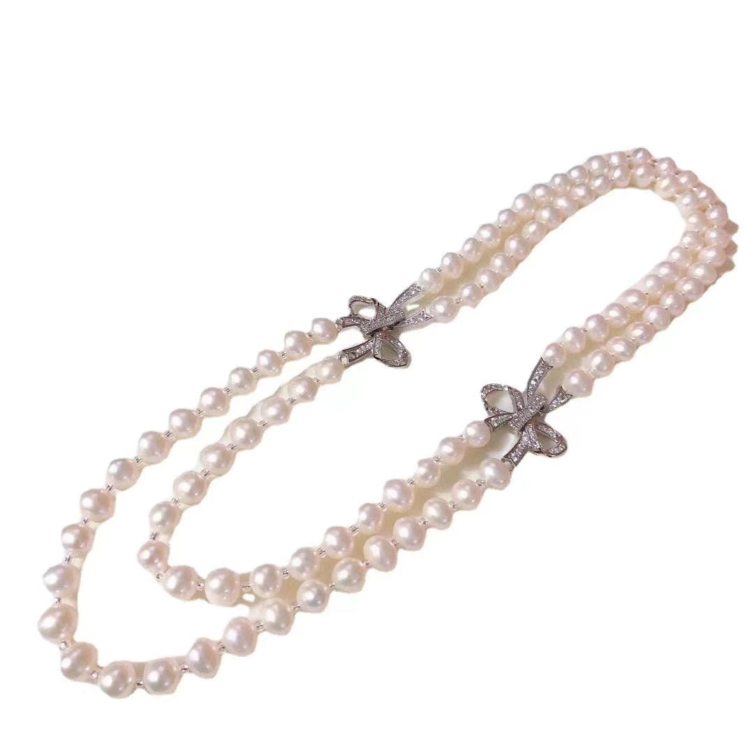 (N020)Bow-Tie Necklace