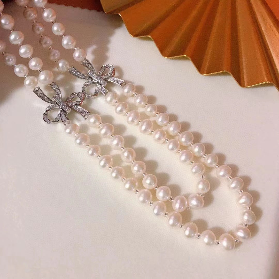 (N020)Bow-Tie Necklace