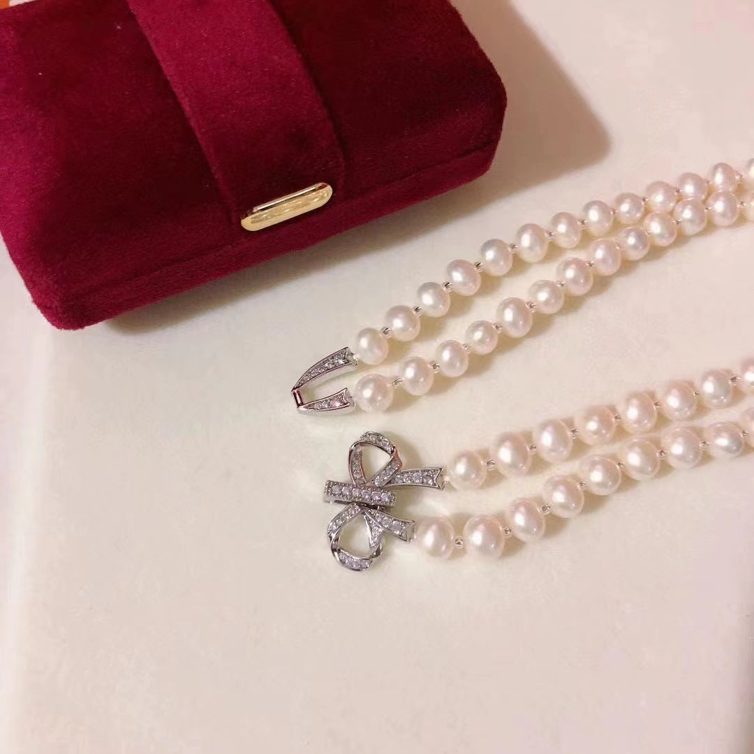 (N020)Bow-Tie Necklace