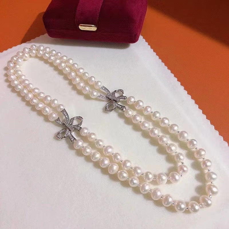 (N020)Bow-Tie Necklace