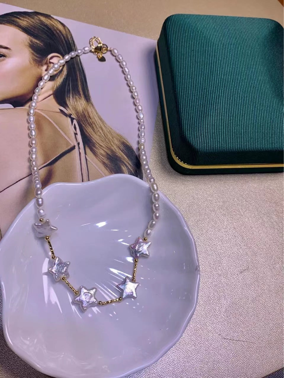 (N114)Star Baroque Necklace