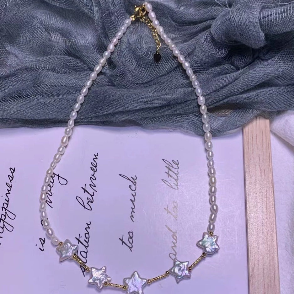 (N114)Star Baroque Necklace
