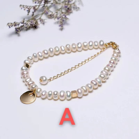 (B041) Full pearl bracelet