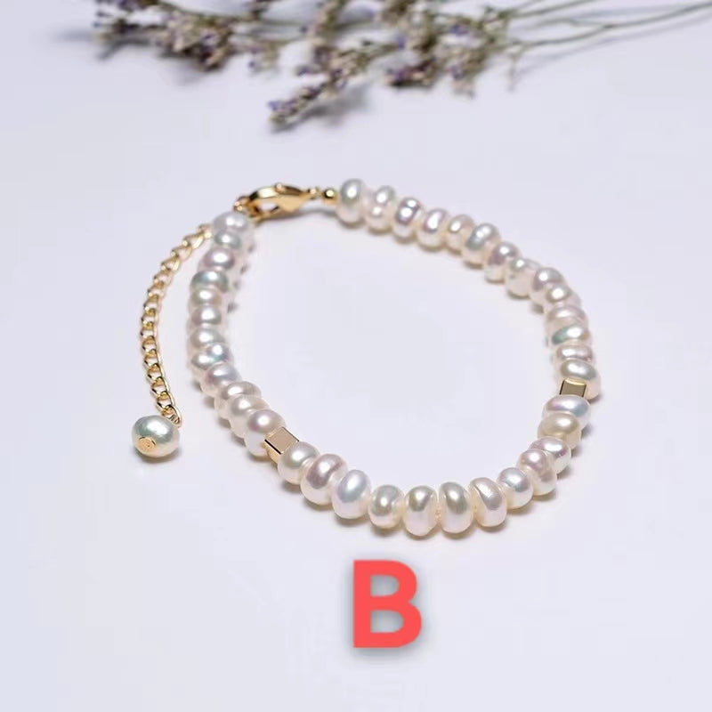 (B041) Full pearl bracelet
