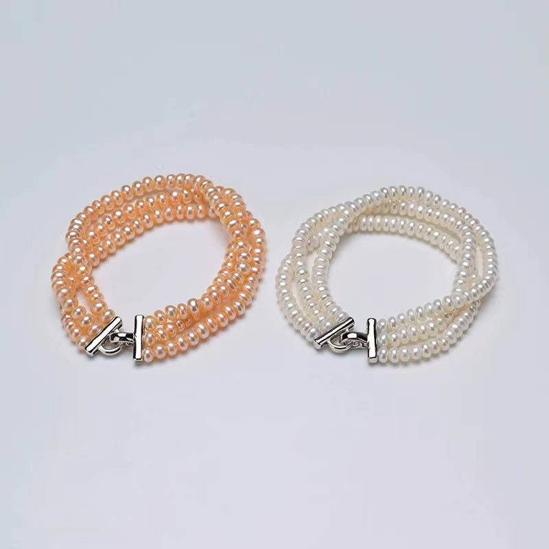 (B037) Full pearl bracelet