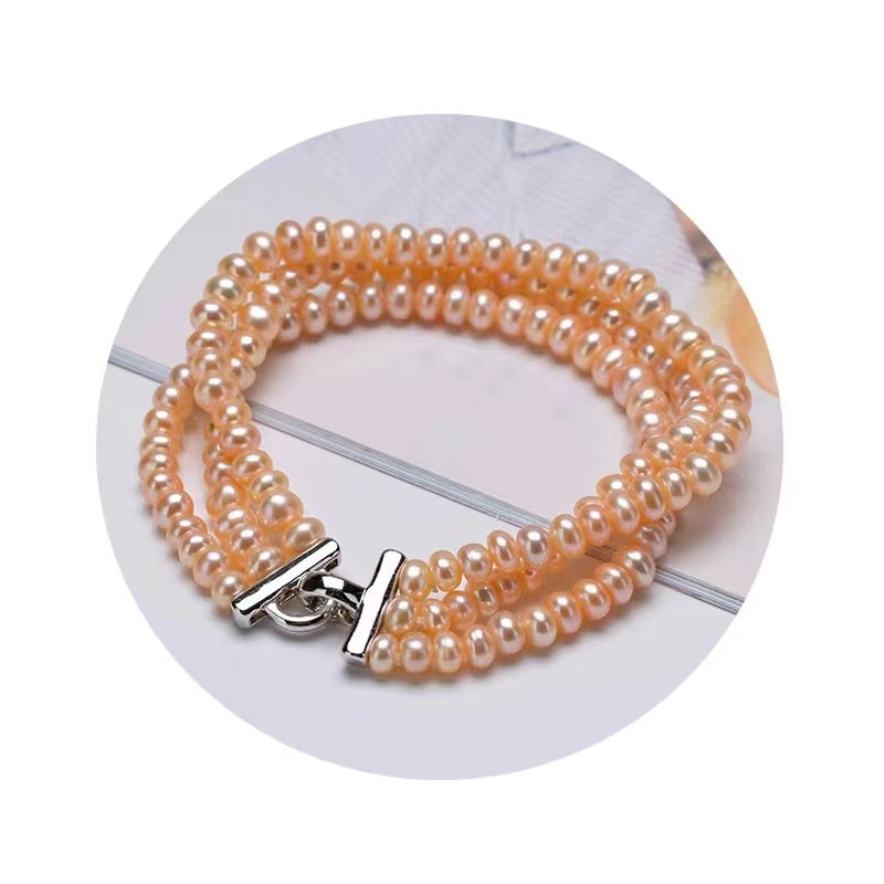 (B037) Full pearl bracelet