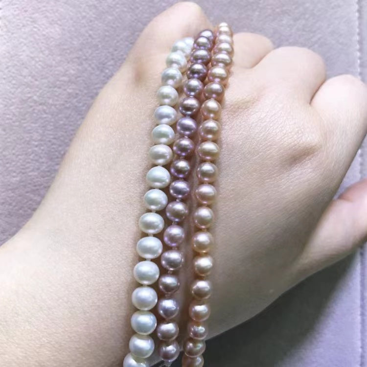 (B039) Full pearl bracelet