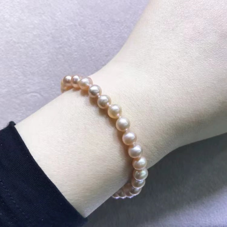 (B039) Full pearl bracelet