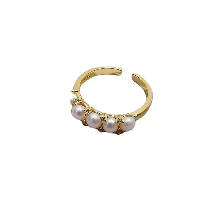 Five pearls ring R38