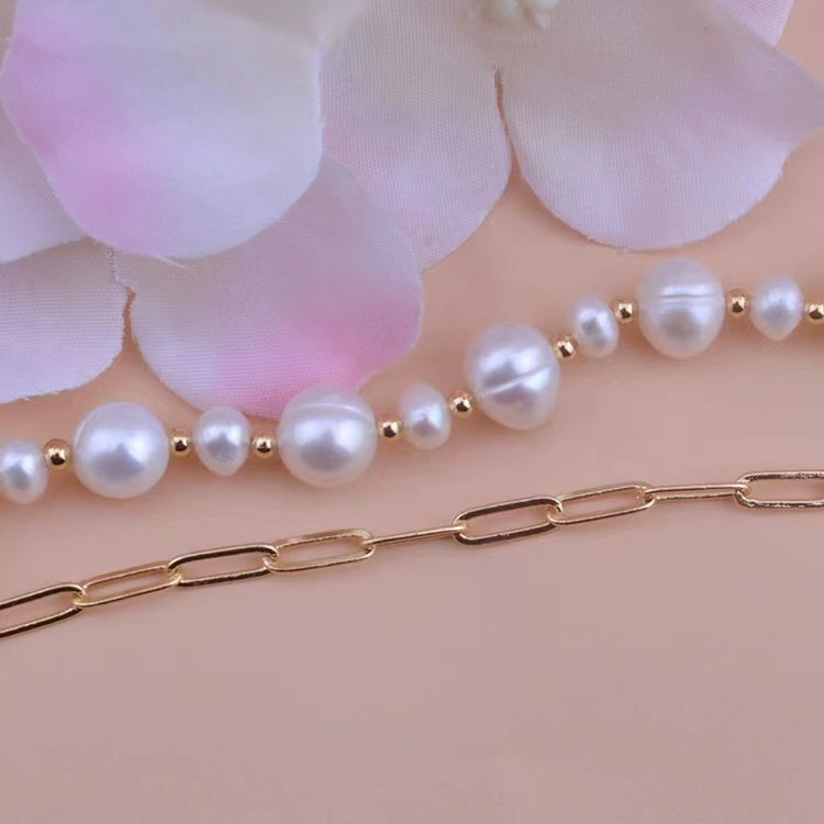 (J037)  Pearl jewelry set