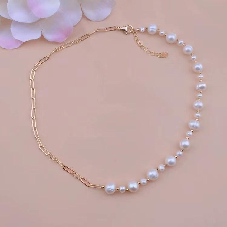 (J037)  Pearl jewelry set