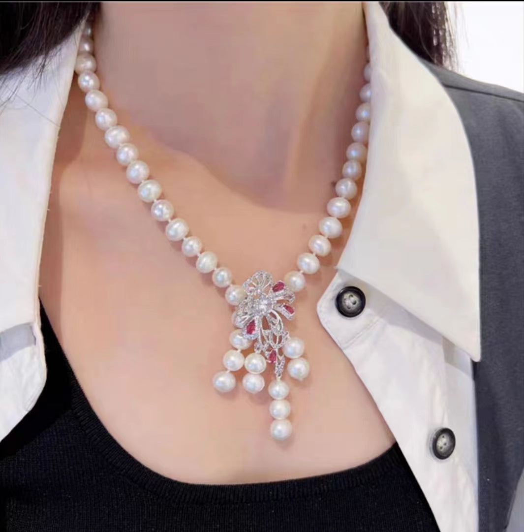 (N091)Pearl necklace