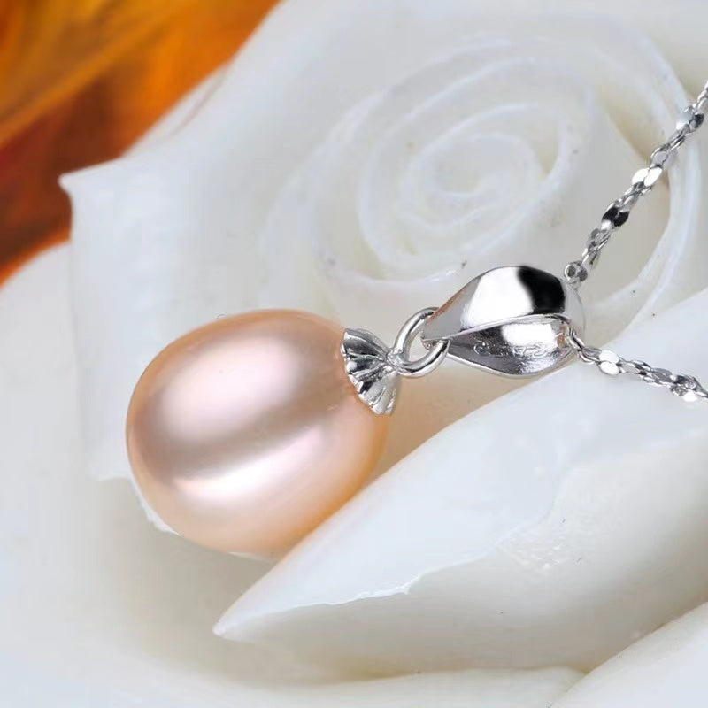 (P018) single pearl pendant