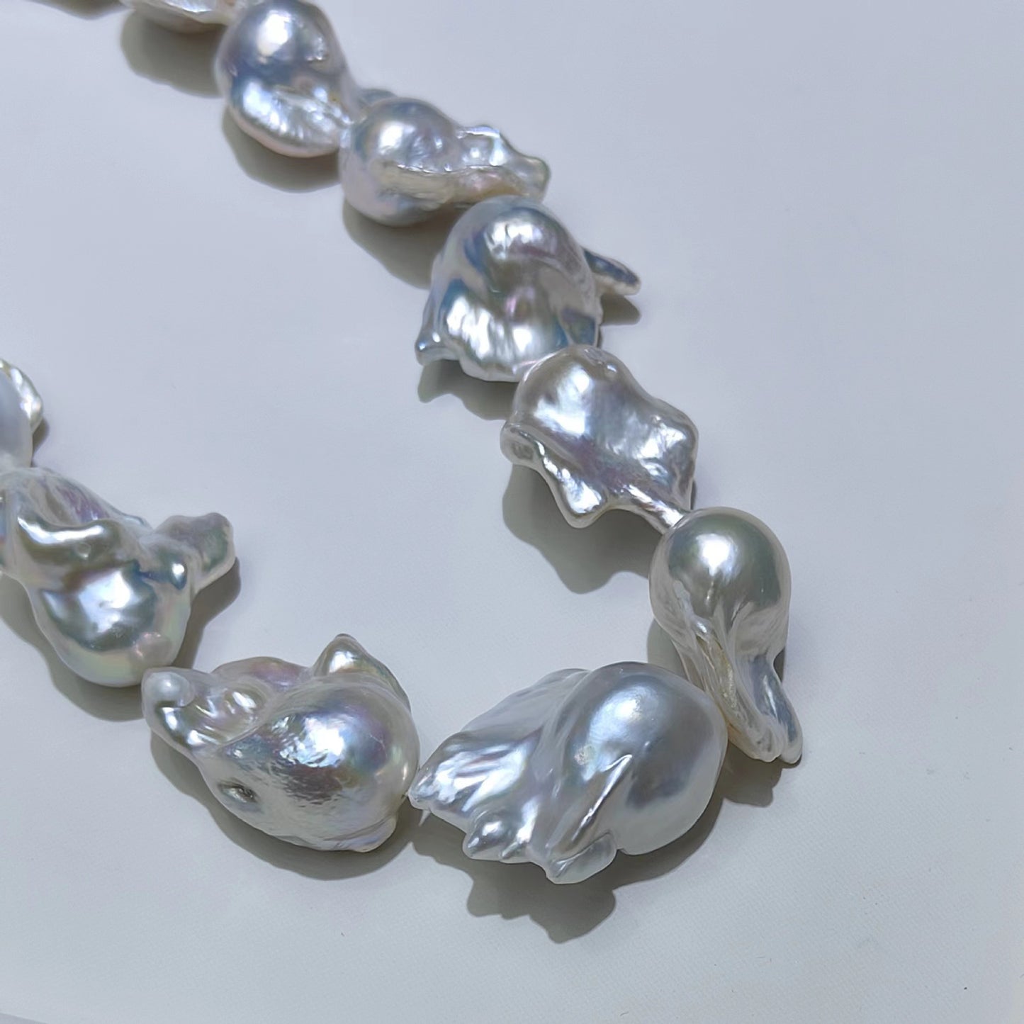 (N059)Legendary baroque full pearl necklace
