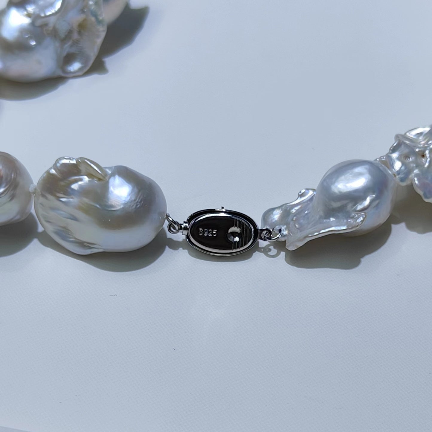 (N059)Legendary baroque full pearl necklace