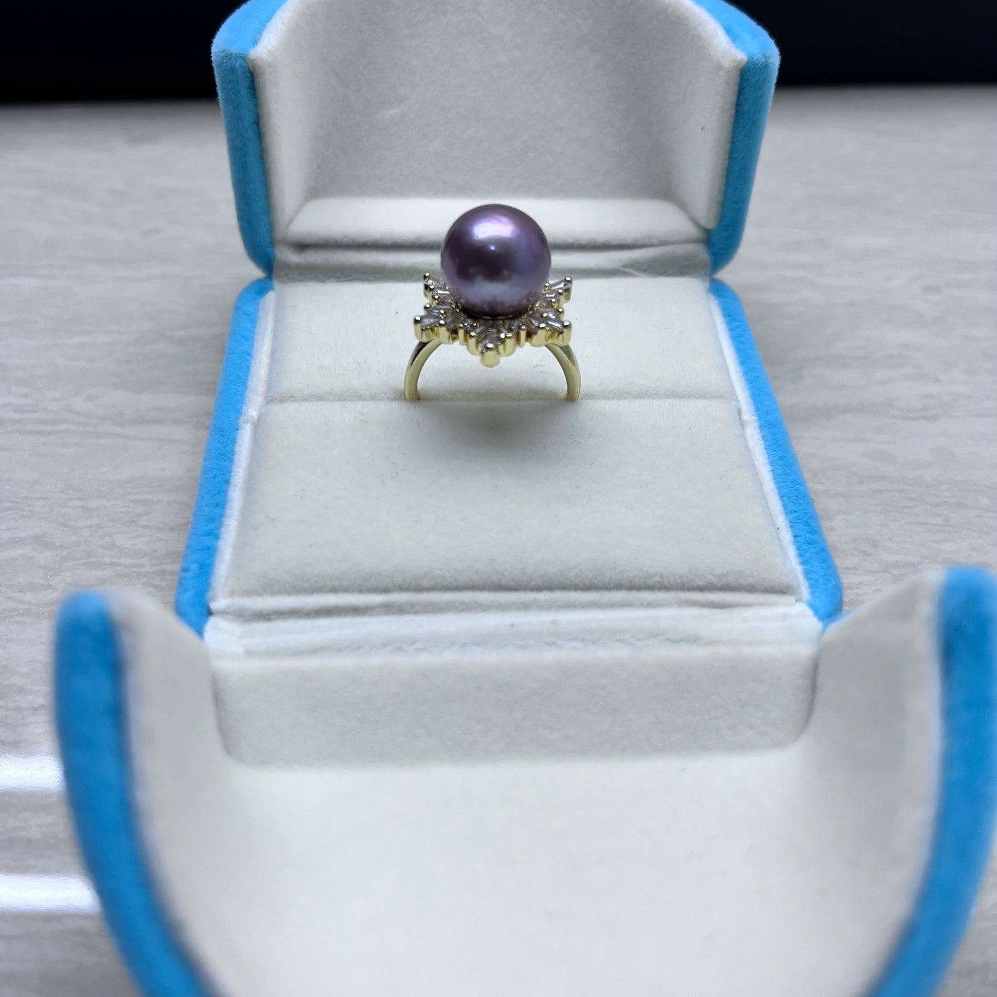 R34 Hot sale 50% off Edison pearl ring with adjustable size ring