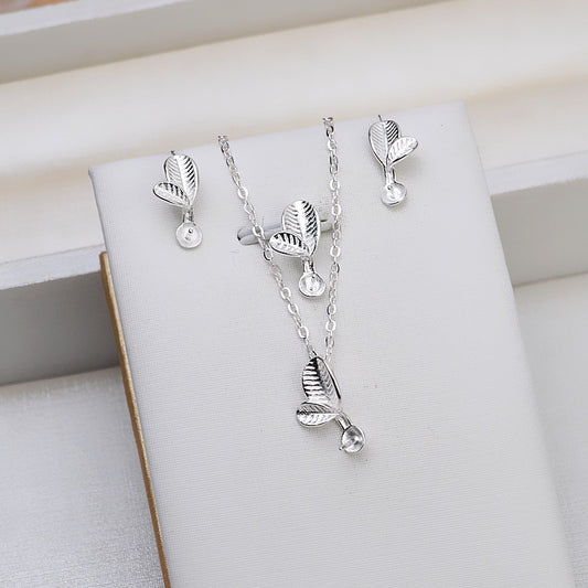 (S005)  S925 sterling silver set setting