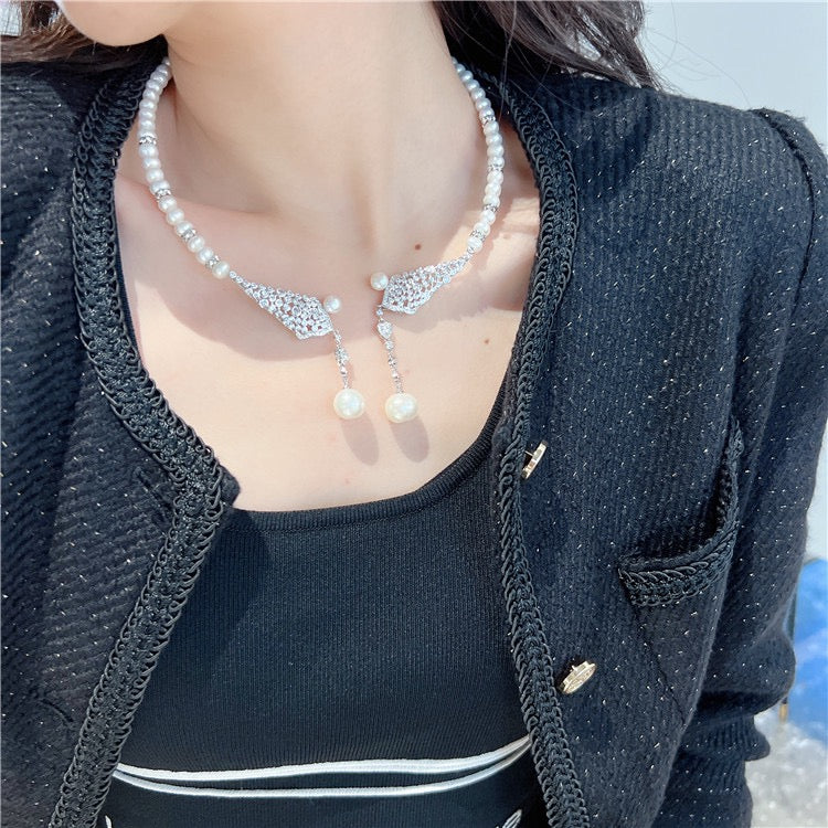 (N084)pearl necklace