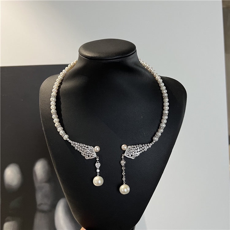 (N084)pearl necklace