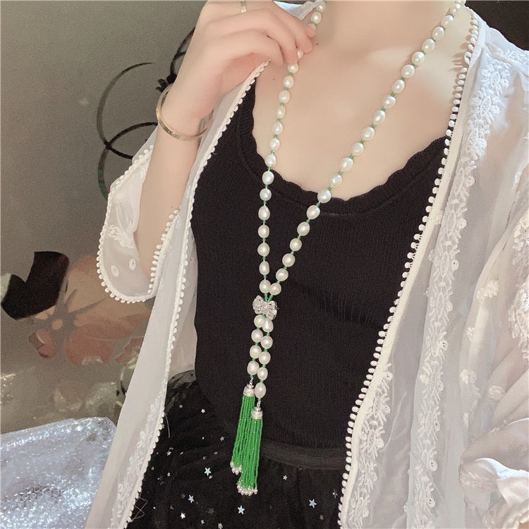 (N086)pearl necklace