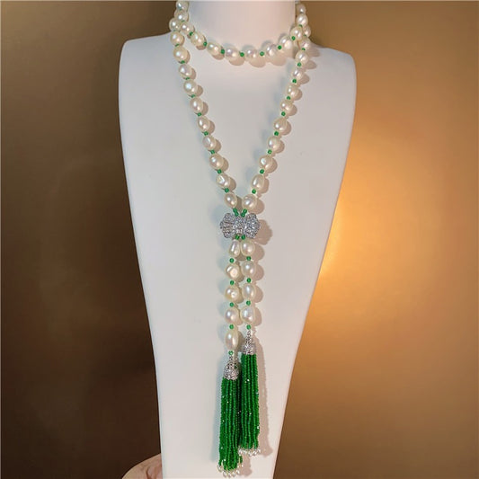 (N086)pearl necklace