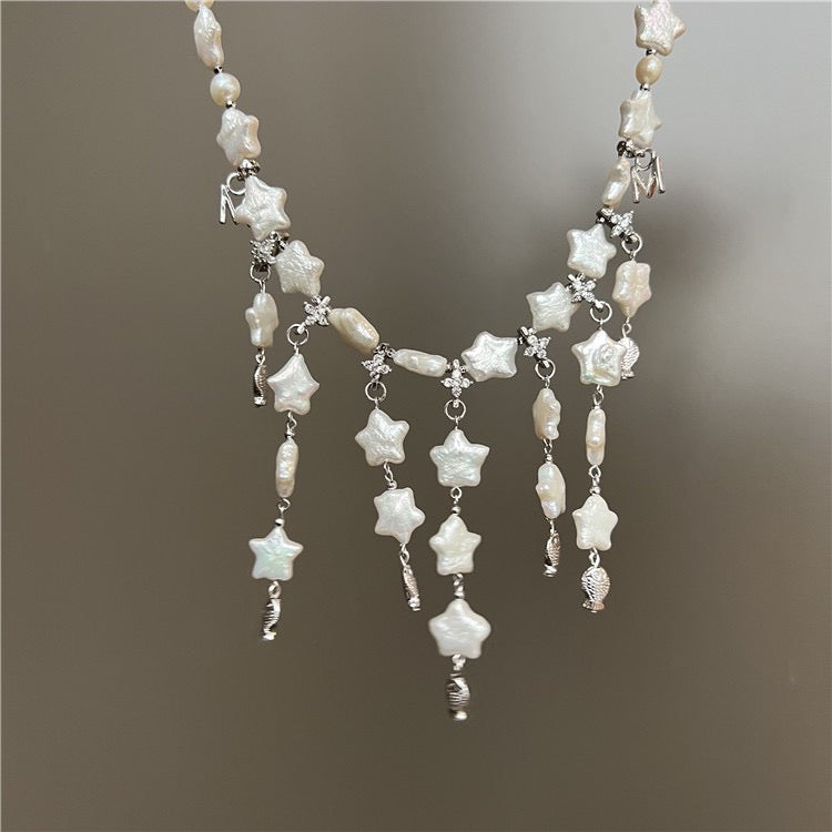 (N087)pearl necklace