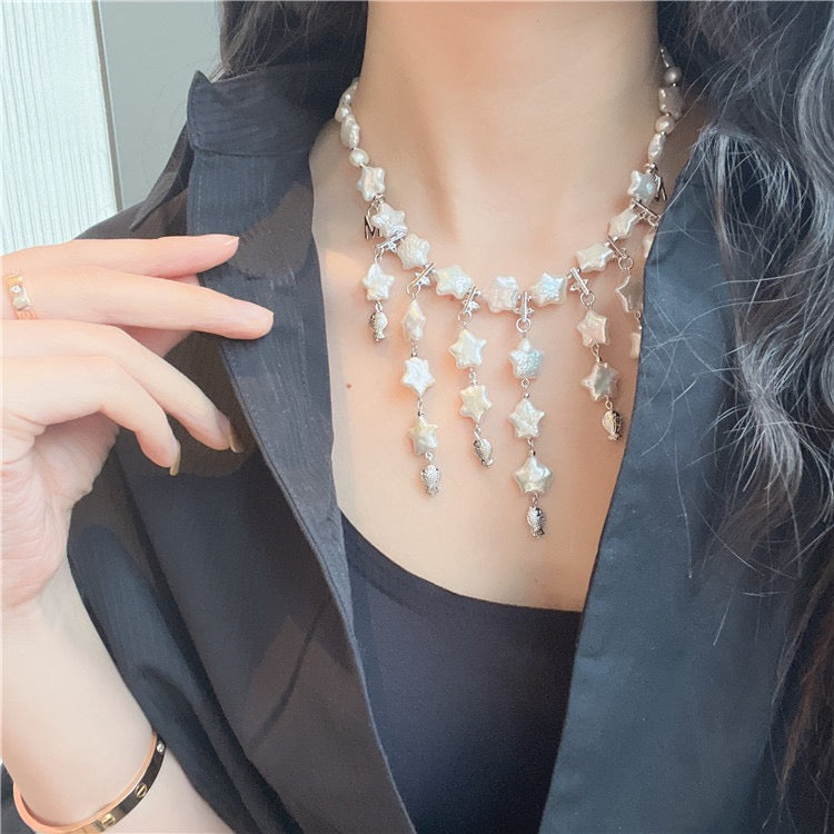 (N087)pearl necklace