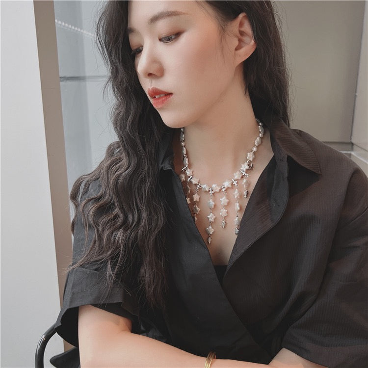 (N087)pearl necklace