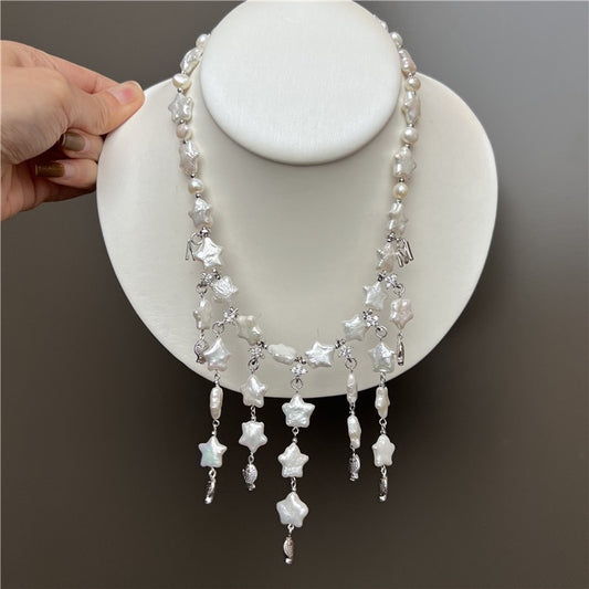 (N087)pearl necklace