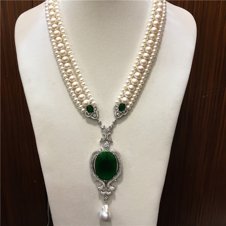 (N088)pearl necklace