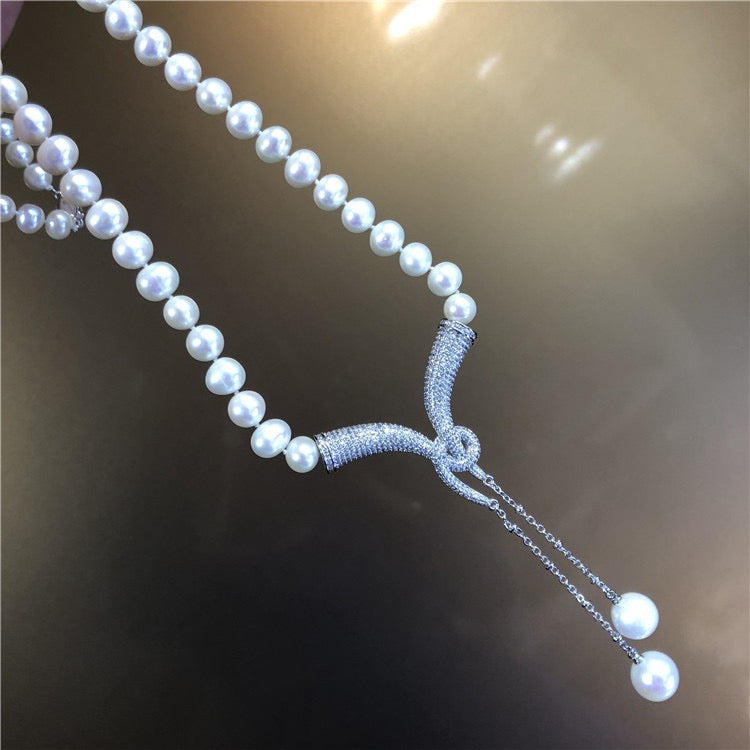 (N090)Pearl necklace