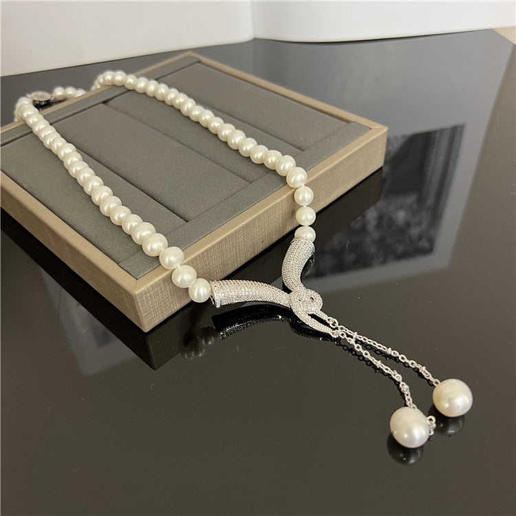 (N090)Pearl necklace