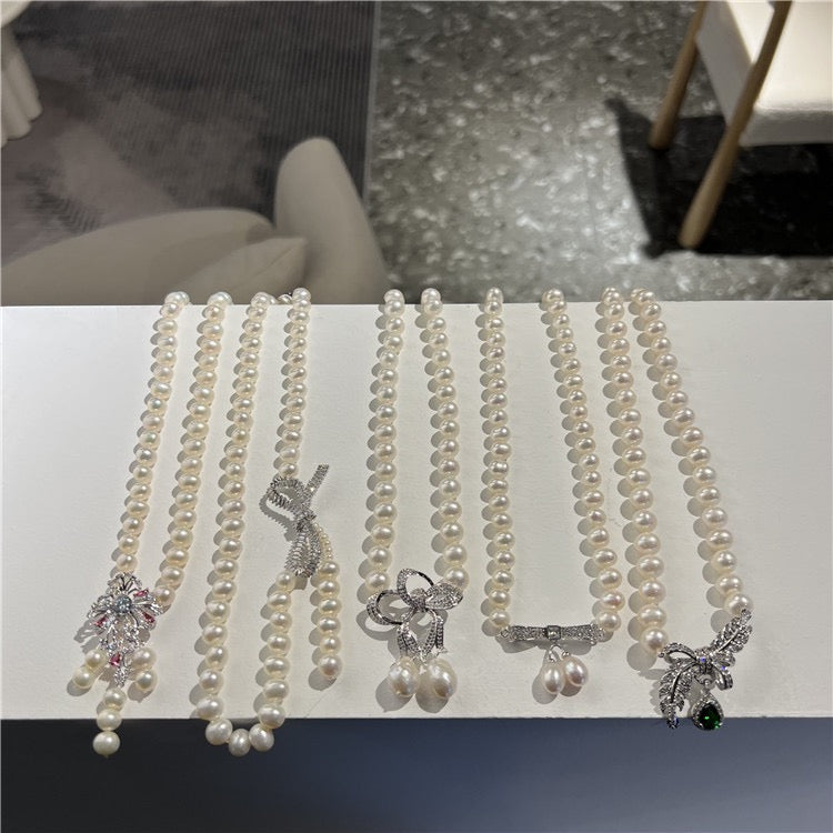 (N091)Pearl necklace