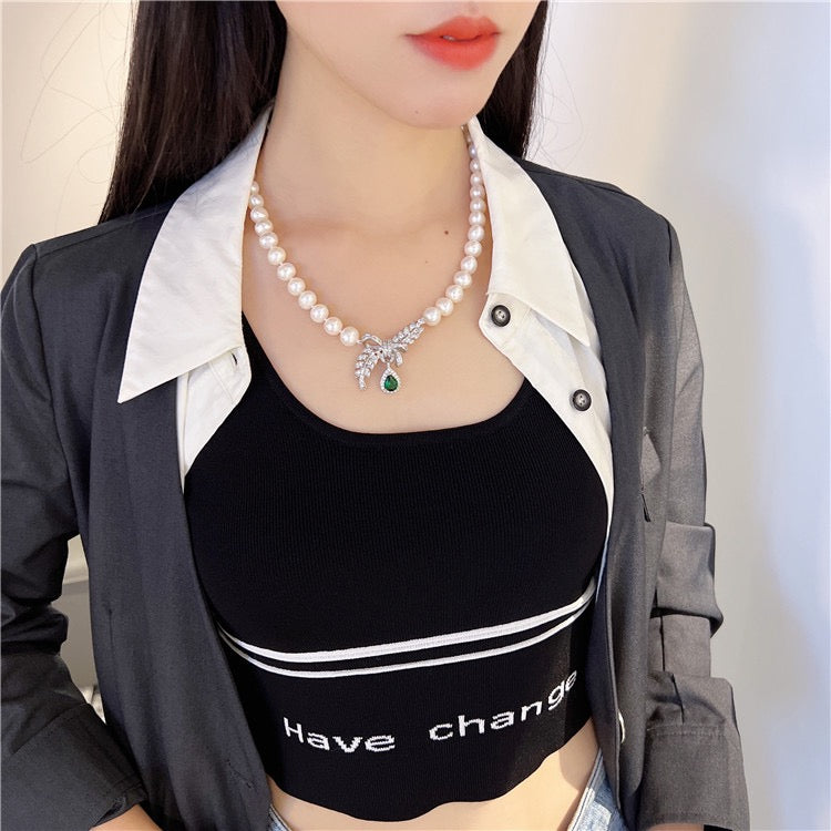 (N091)Pearl necklace