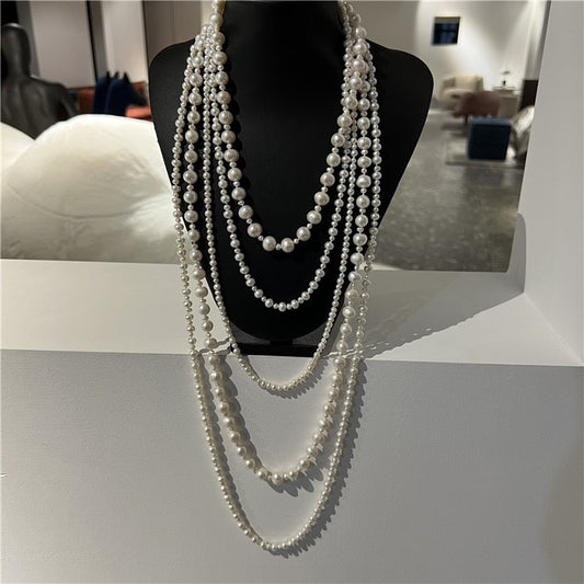 (N093)Pearl necklace